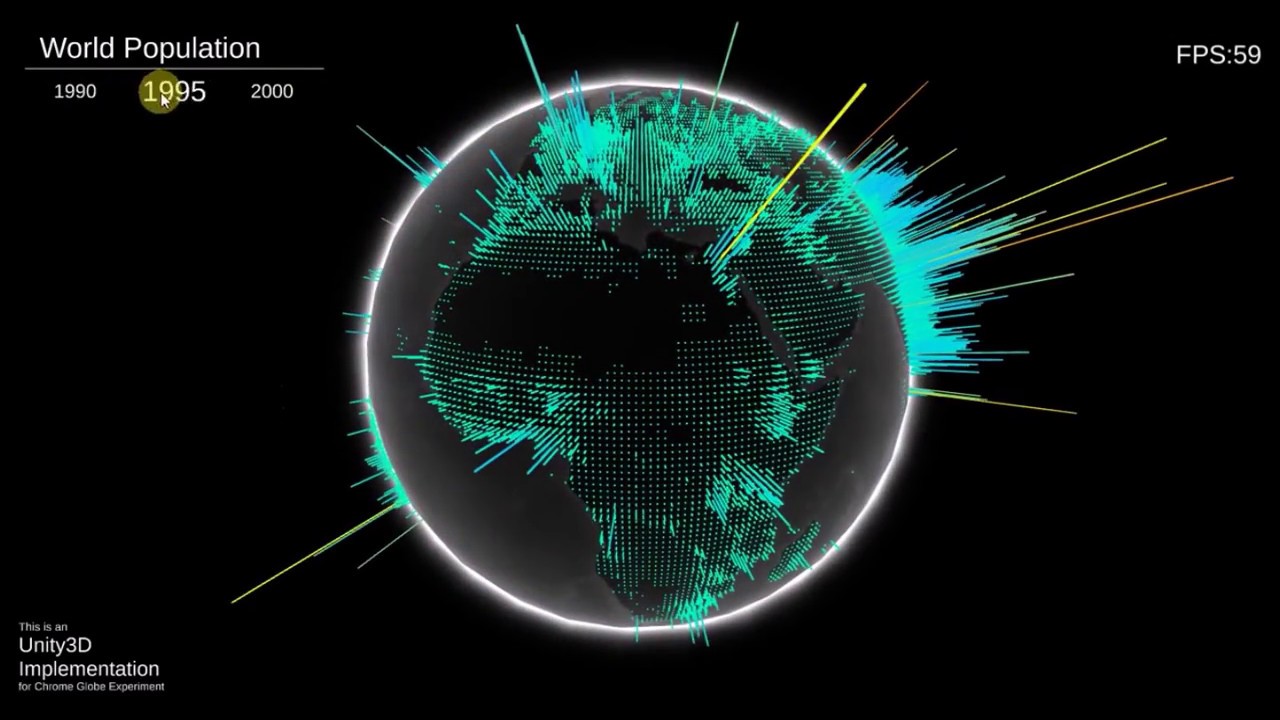 Unity3D Globe - Data Visualizer - YouTube