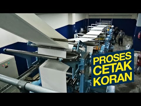Inilah Proses Pencetakan koran di Radar Banten