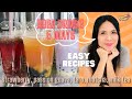 HOW TO MAKE BOBA DRINKS 5 DIFFERENT WAYS! SUPER EASY BUBBLE TEA RECIPES - By Glamour and Sugar
