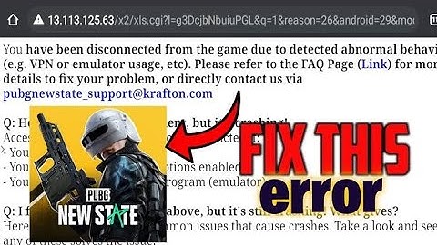 Fix PUBG new state browser problem