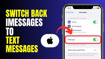 Switch From iMessage To Text Messages On iPhone | 2025 Update