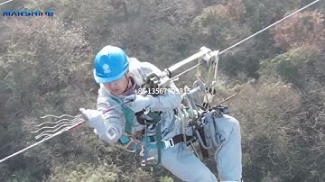 Construction Of Electric Single Conductor Inspection Trolley Cart Bicycle  #cable #tools #conductor