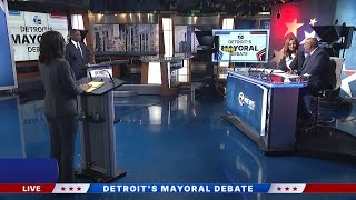 Detroit Mayoral Debate: Kinloch and Sheffield give closing statements