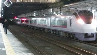 常磐線　E657系K4編成　回8725M　KY出場　水戸駅着発　2023.11.30