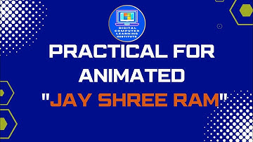 How to create Animated Message "Jay Shree Ram " in HTML, CSS and JavaScript || Coding