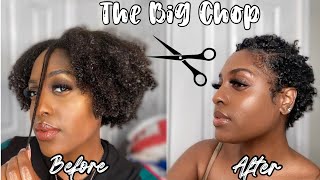 My Big Chop 2021 | Heat Damage Curls | Horrible Salon Experience | 4A\/4B HAIR |NATURAL HAIR JOURNEY!