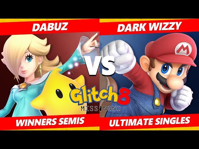 Glitch 8 SSBU - MVGDark Wizzy (Mario) Vs TLDabuz (Olimar, Rosalina) Smash Ultimate Winners Semis