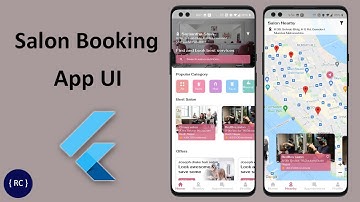 Salon Booking App UI in Flutter
