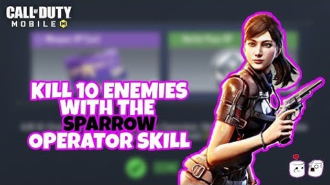 Kill 10 Enemies with the Sparrow Operator Skill (Sparrow is available in the Credit Store now!)