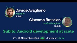 Davide Avagliano & Giacomo Bresciani,Subito: Subito, Android Development at Scale screenshot 3