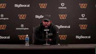 LIVE: DC Joe Whitt Jr. Speaks to the Media Before Practice | Washington Commanders