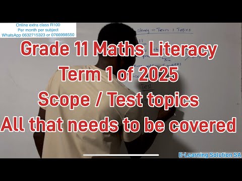 Grade 11 Maths