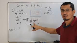 Qual é o valor da corrente elétrica de uma descarga elétrica?