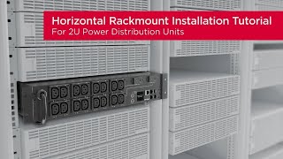 CyberPower Power Distribution Units (2U) for Horizontal Product Installation Tutorial