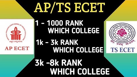 RANK VS COLLEGE ANALYSIS| AP ECET 2024 RANK VS COLLEGE PREDICTIONS| TS ECET 2024