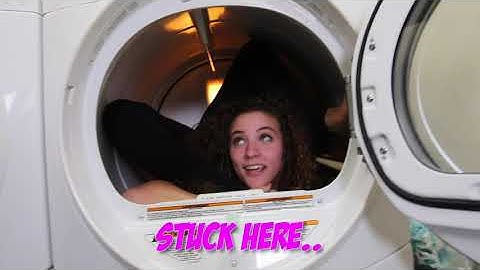 I STAYED OVERNIGHT IN A DRYER!
