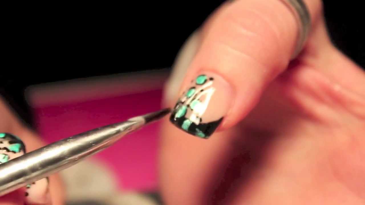 Ricostruzione Tip+Nail art Leopard Pt.2