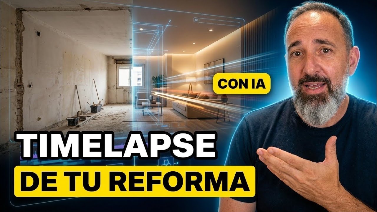 Cómo hacer un timelapse de una reforma con inteligencia artificial