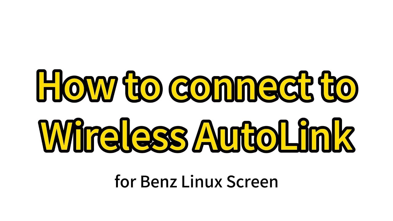(STEP BY STEP) How To Connect wireless Autolink for Android phone To ...
