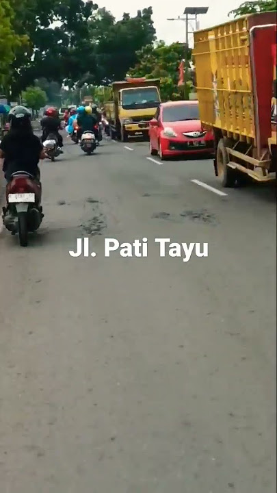Kondisi Jalan Pati Tayu saat Ngabuburit menjelang Buka Puasa Hari ini