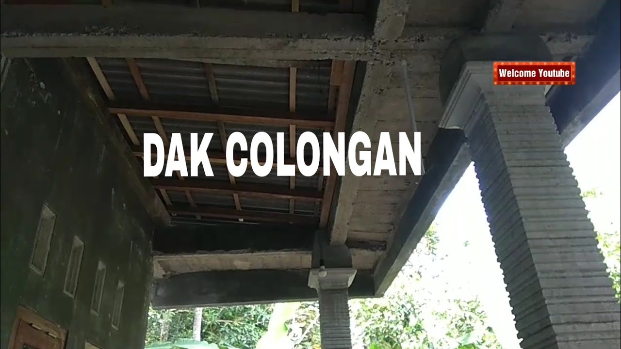 COLONGAN Cor dak beton teras  depan rumah YouTube