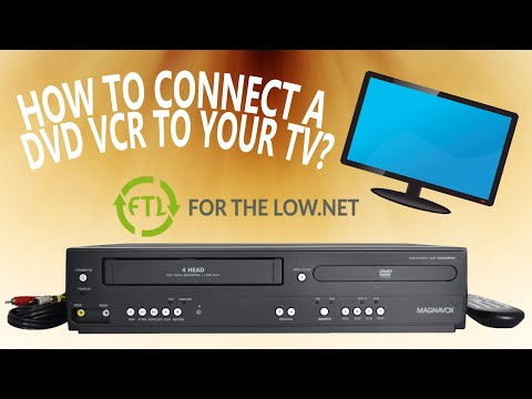 HOW TO CONNECT A DVD VCR TO MY TV? QUICKLY LEARN HOW TO INSTALL YOUR DVD VHS COMBO