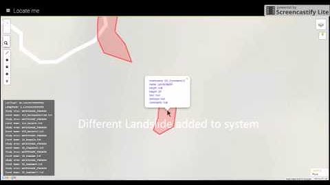 Online Landslide mapping tool: Uploading offline data into system