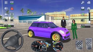 Driving Mini Cooper City Car Uber Driver 🚕💥 Car Games Android - Taxi Sim 2020 Gameplay screenshot 4