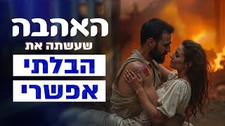 האהבה הכי גדולה מעולם, ההקרבה הכי מטורפת בעולם