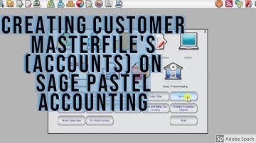 👉 Creating Customer Masterfiles (Accounts) in Sage Pastel Accounting | Step-by-Step Tutorial