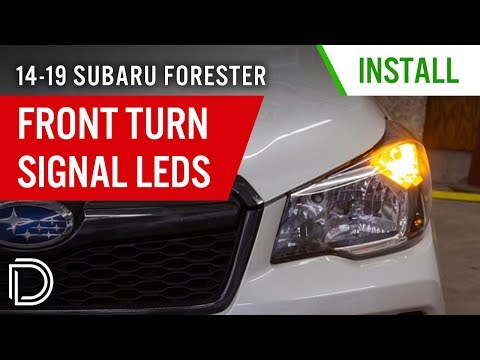 How to Install 2014-2019 Subaru Forester Front Turn Signal LEDs | Diode Dynamics