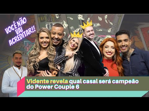 🔴Cartas de Tarô Revelam Qual Casal Vai Ganhar o Power Couple 6 #powercouple #final