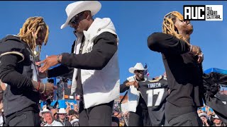 Deion Sanders Blesses Lil Wayne With Game Jersey Before Colorado vs Colorado State Rivalry