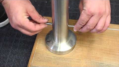 Balustrade Installation Instructions for Tension Swage Stud Flip Toggle Metal Post System