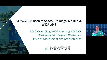 WIDA ACCESS - Module 4
