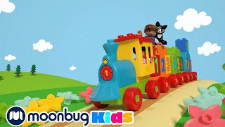 Counting With The Number Train Lego Duplo Cars, Trucks & Vehicles Cartoon Moonbug Kids