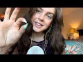 Asmr plucking away negative energy hand movements  inaudible whispers