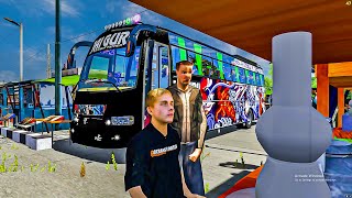 Epic Bus Parking Challenge! Narrow Road  Euro Truck Simulator 2  Best Tamil Bus games screenshot 4