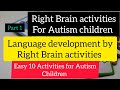 Right Brain activities for Autistic children Part 1l coginative activity for Autism l ASD l ADHD
