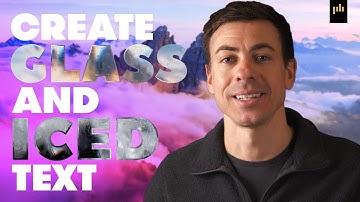 How to Create Glass and Ice Text in After Effects | Free Project File | PremiumBeat.com