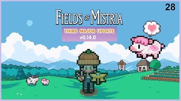 Reaching The Fire Seal And Unlocking New Animals! | Fields of Mistria 28