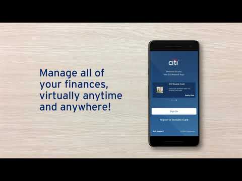 Citi: Register A Bank Account In The Citi Mobile® App