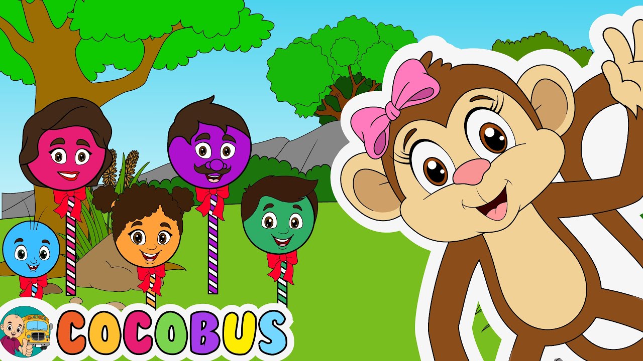 Five Little Monkeys + Finger Family - Nursery Rhymes & Kids Songs ...