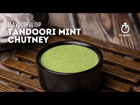 Tandoori Mint Chutney | Mint Dip for Tandoori Chicken | Mint Chutney | Cookd