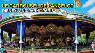 [4K] Le Carrousel de Lancelot - Merrily Go Around : Disneyland Park (Paris, France)
