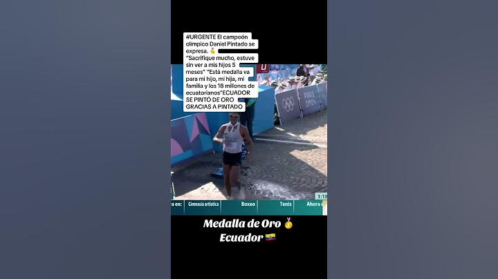 Medalla de Oro en Marcha 🥇 Paris 2024 Daniel Pintado de Ecuador 🇪🇨 #cantonrumiñahui #sangolqui