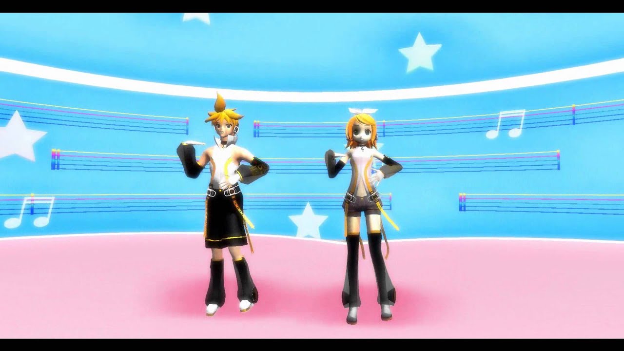 Happy Synthesizer Rin and Len MMD - YouTube
