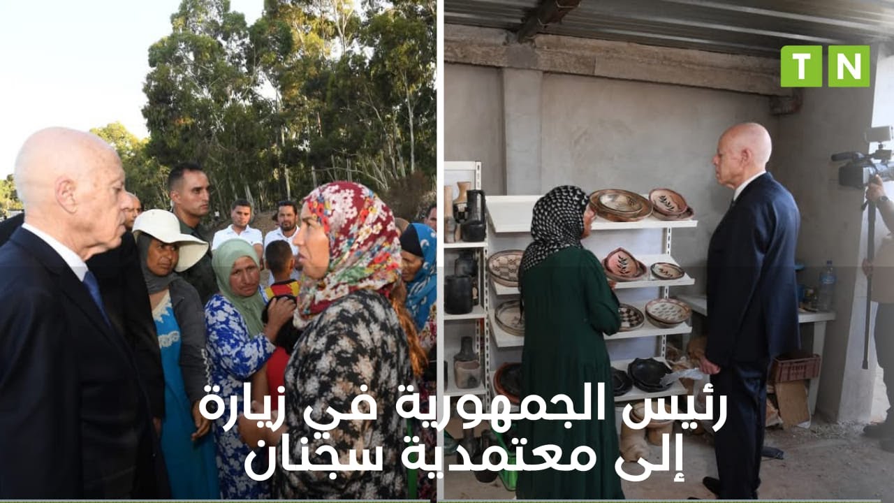 رئيس الجمهورية قيس سعيّد في زيارة إلى معتمدية سجنان