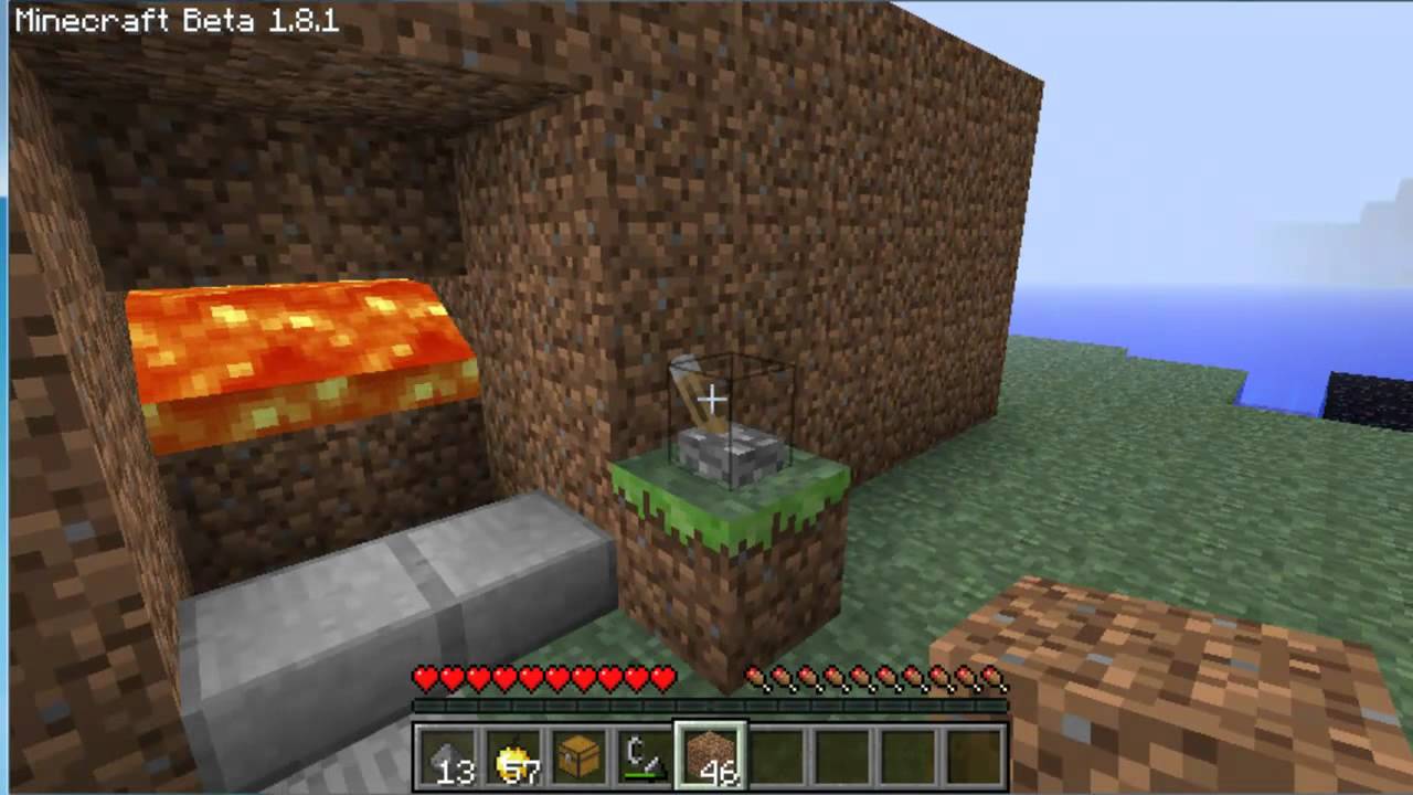 Minecraft - Unendliche Lava Quelle / Infinite Source Of Lava - YouTube