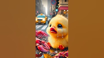 Unlucky duck🐥🤕| #shorts #cute #duck #ai #fyp